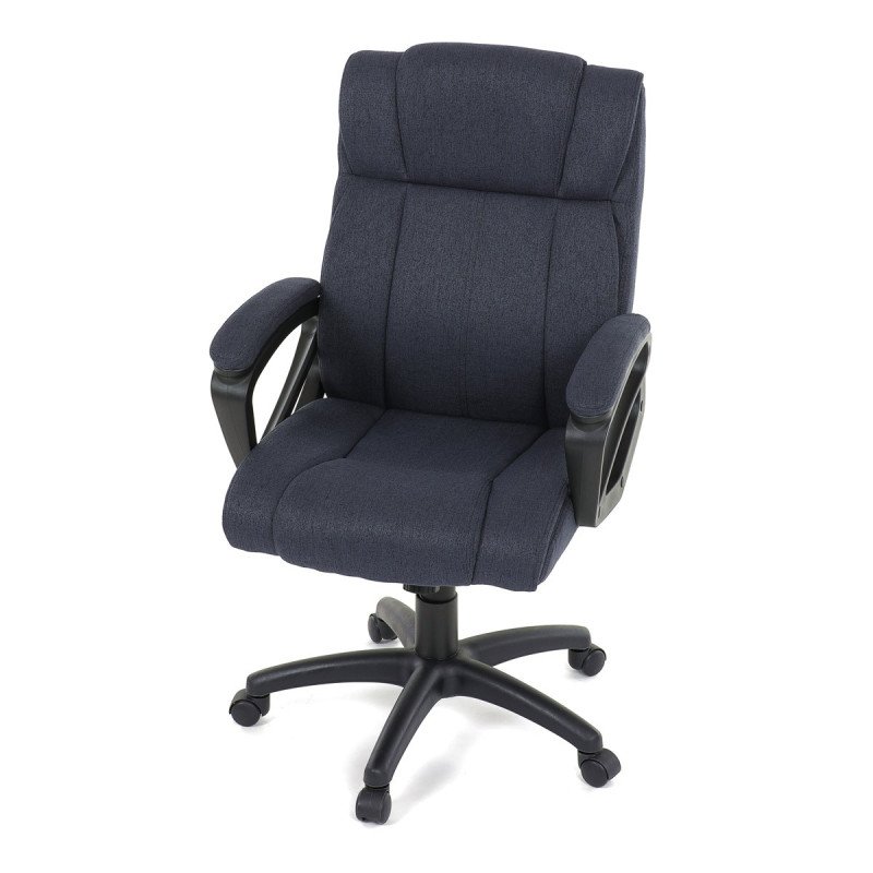 Autronic - Kancelářská židle, modrá látka, černý kříž - KA-C707 BLUE2