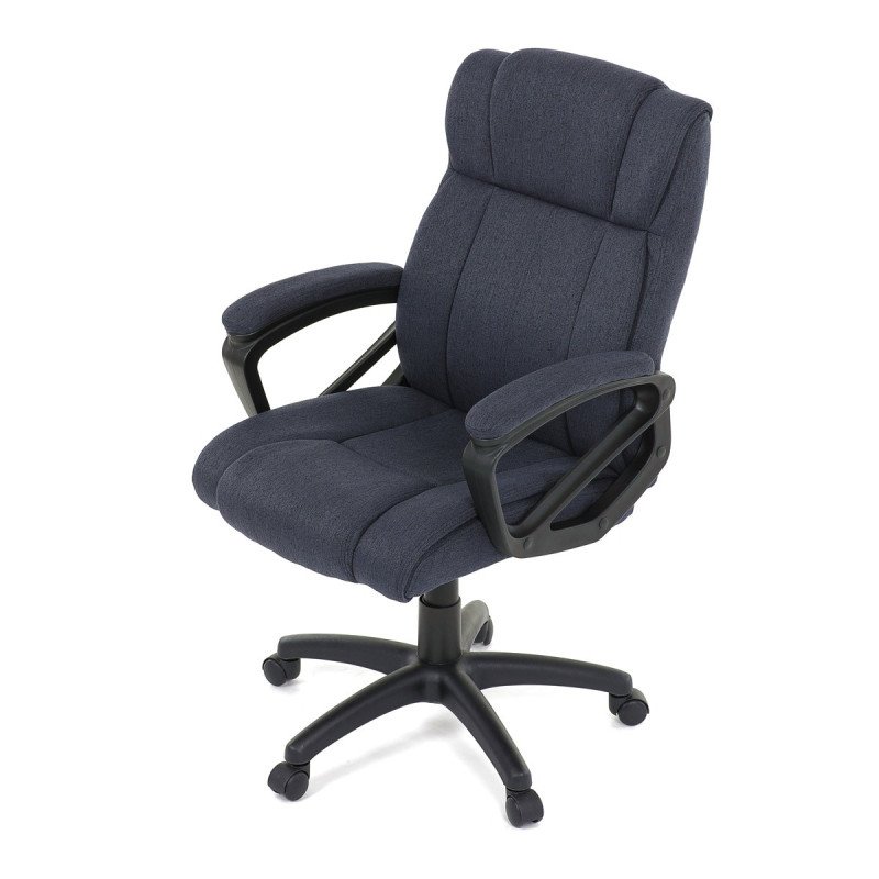 Autronic - Kancelářská židle, modrá látka, černý kříž - KA-C707 BLUE2