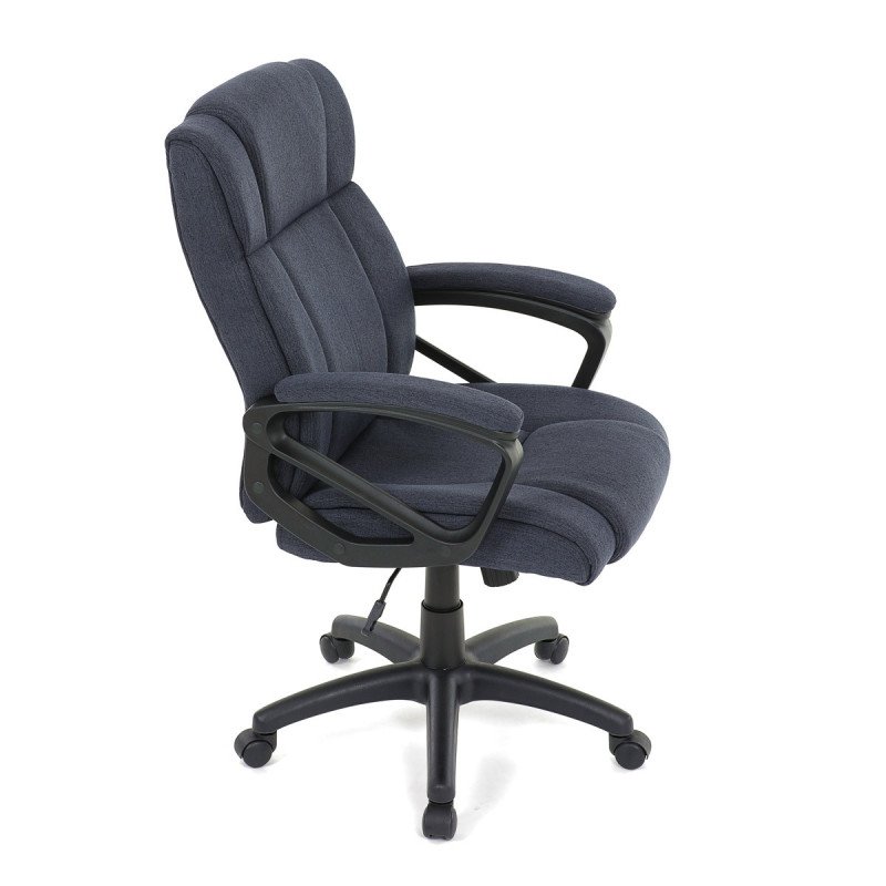 Autronic - Kancelářská židle, modrá látka, černý kříž - KA-C707 BLUE2