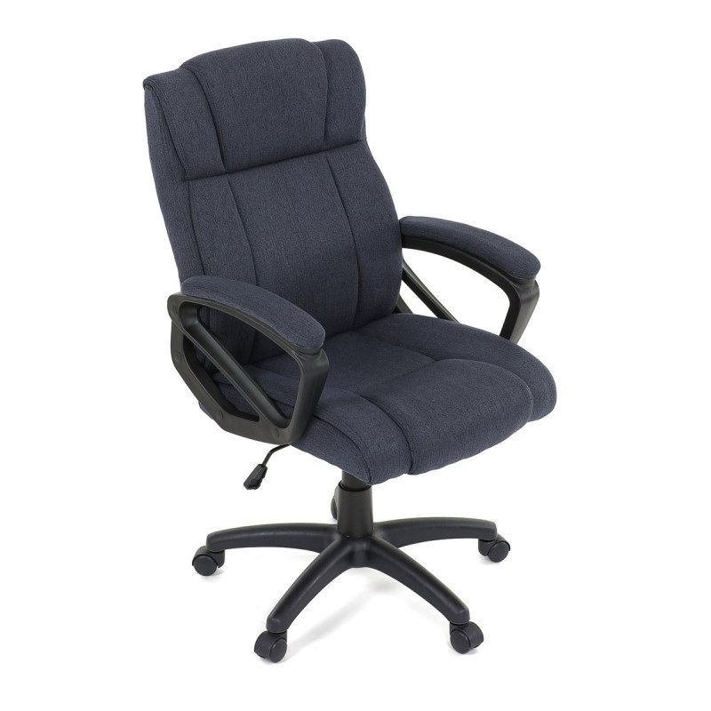 Autronic - Kancelářská židle, modrá látka, černý kříž - KA-C707 BLUE2