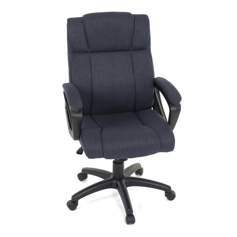 Autronic - Kancelářská židle, modrá látka, černý kříž - KA-C707 BLUE2