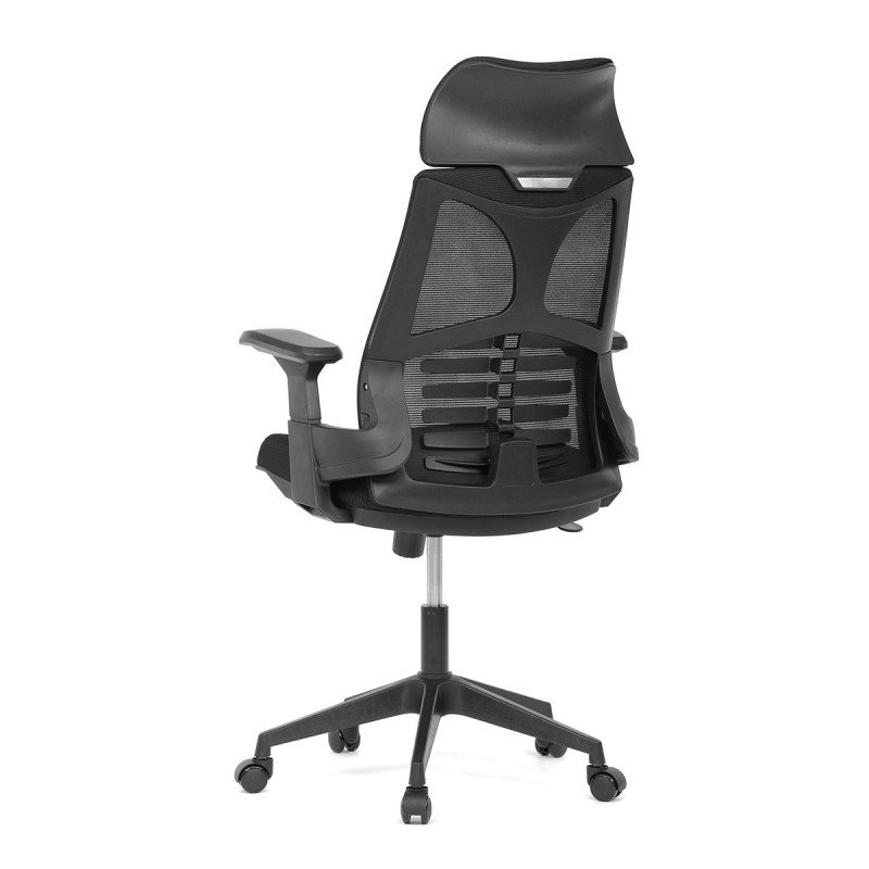Autronic - Židle kancelářská, černá MESH, plastový kříž - KA-S247 BK