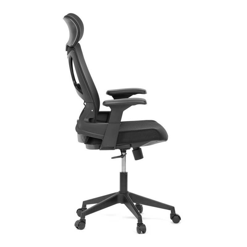 Autronic - Židle kancelářská, černá MESH, plastový kříž - KA-S247 BK