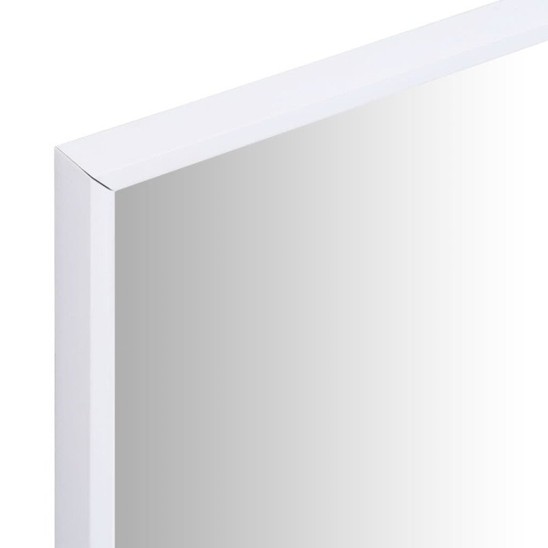 vidaXL Zrkadlo biele 100x60 cm