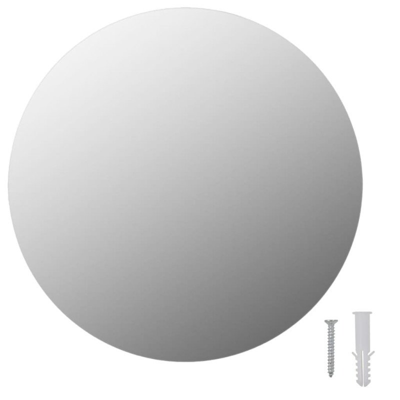 vidaXL Bezrámové zrkadlo okrúhle 30 cm sklo