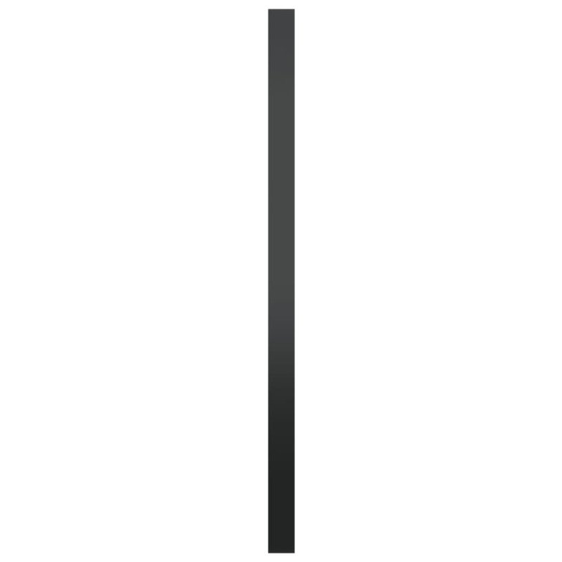 vidaXL Nástenné zrkadlo čierne 60 cm