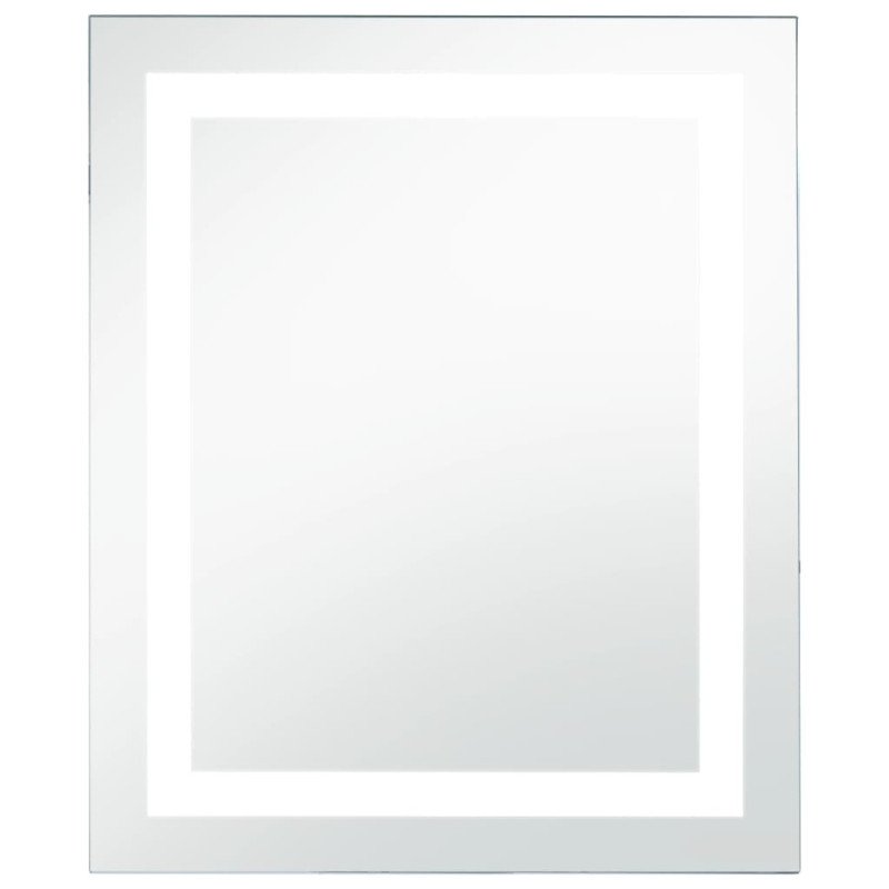 vidaXL Kúpeľňové LED zrkadlo s dotykovým snímačom 50x60 cm