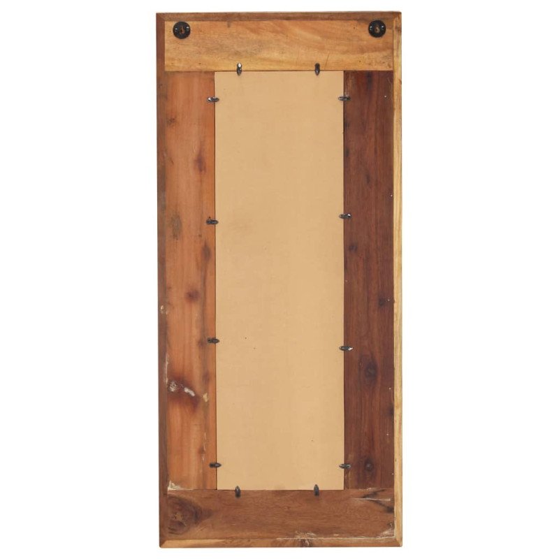 vidaXL Zrkadlo s obložením s Budhom 50x110 cm masívne recyklované drevo