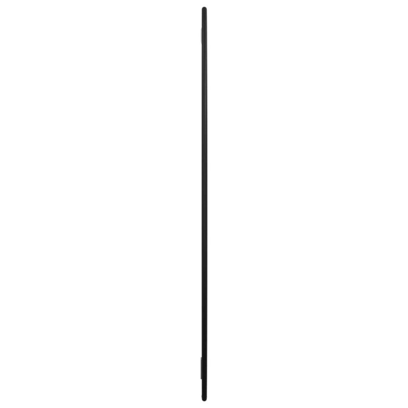 vidaXL Nástenné zrkadlo čierne ? 60 cm okrúhle
