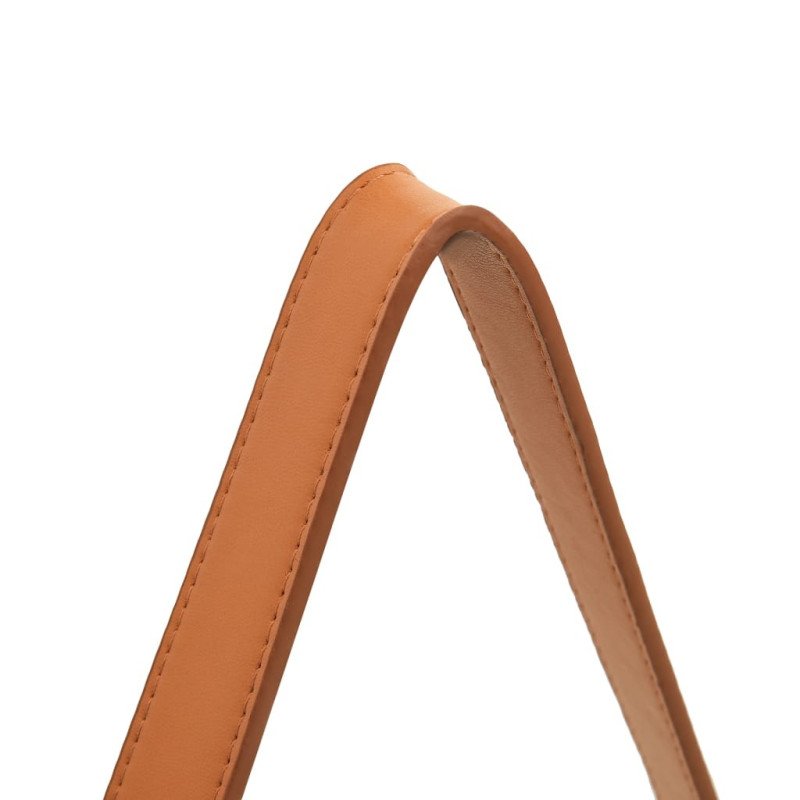 vidaXL Nástenné zrkadlo s popruhom biele 40 cm