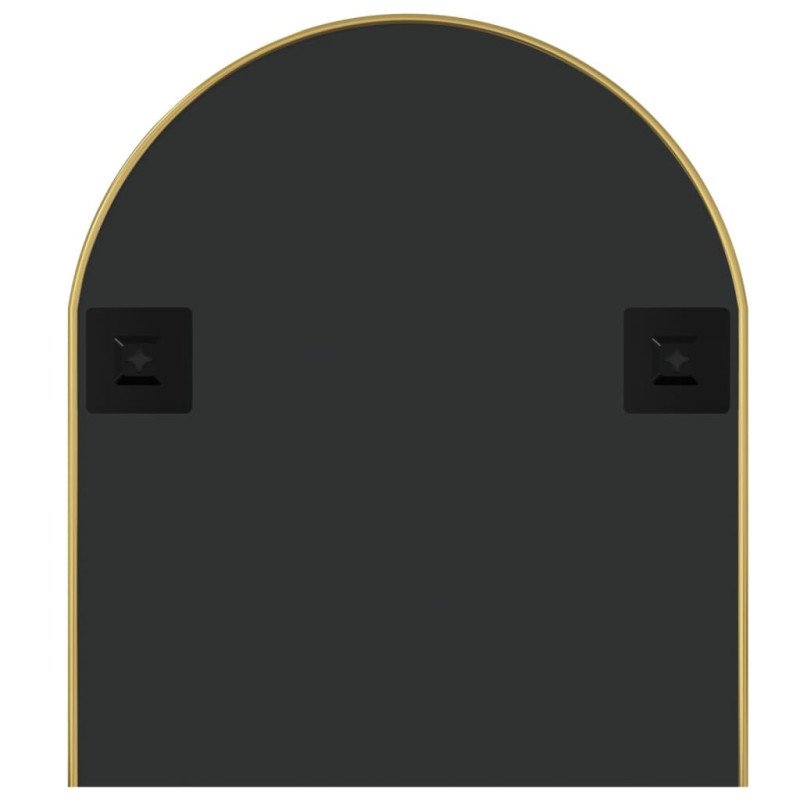 vidaXL Nástenné zrkadlo zlaté 100x45 cm oválne