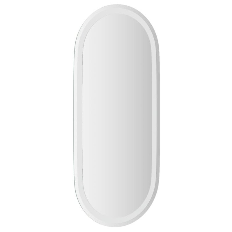 vidaXL LED kúpeľňové zrkadlo 80x35 cm oválne