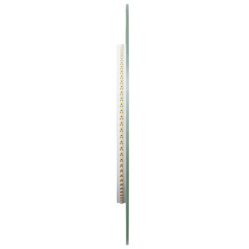 vidaXL LED kúpeľňové zrkadlo 80x35 cm oválne