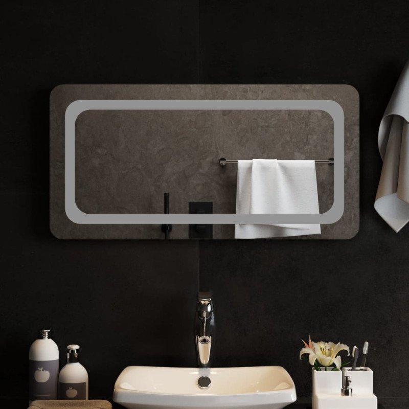 vidaXL LED kúpeľňové zrkadlo 80x40 cm