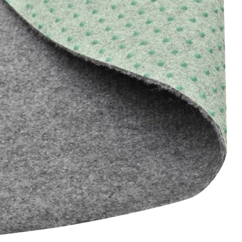 vidaXL Umelý trávnik s nopmi priem. 95 cm sivý okrúhly