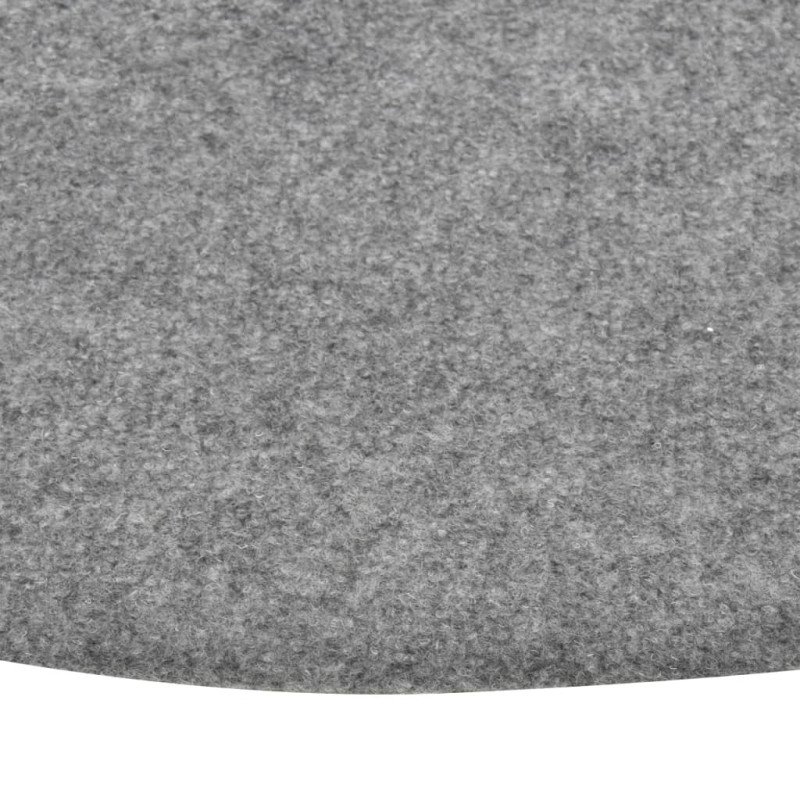 vidaXL Umelý trávnik s nopmi priem. 95 cm sivý okrúhly