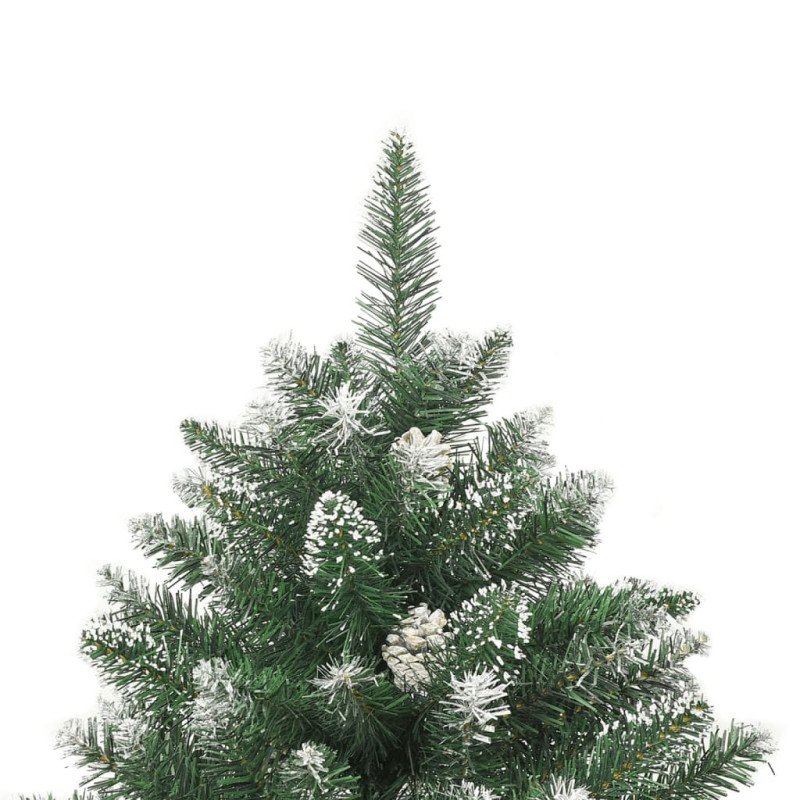 vidaXL Umelý vianočný stromček s podstavcom 210 cm PVC