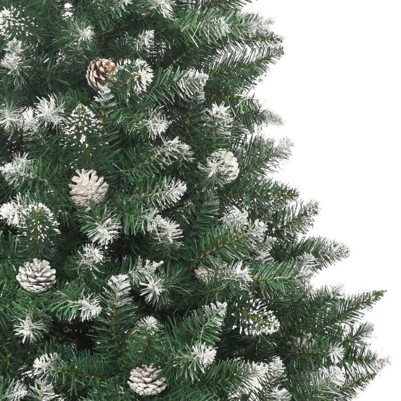 vidaXL Umelý vianočný stromček s podstavcom 210 cm PVC
