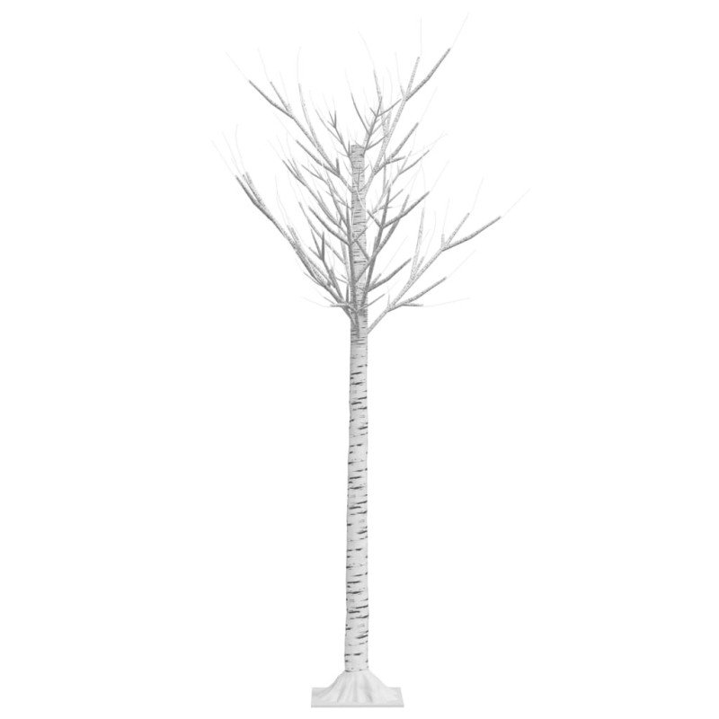 vidaXL Vianočný stromček/vŕba 140 LED 1,5 m, teplá biela, dovnútra/von
