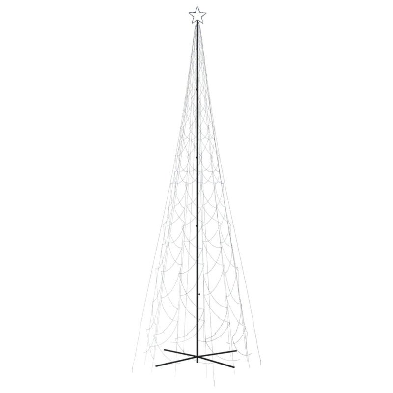 vidaXL Vianočný stromček kužeľ modré svetlo 3000 LED 230x800 cm
