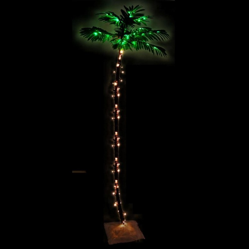 vidaXL LED strom s dizajnom palmy 252 teplých bielych LED 400 cm