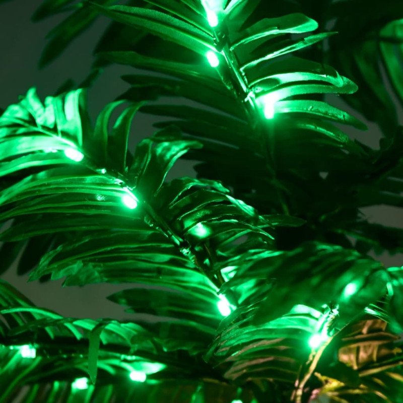 vidaXL LED strom s dizajnom palmy 252 teplých bielych LED 400 cm