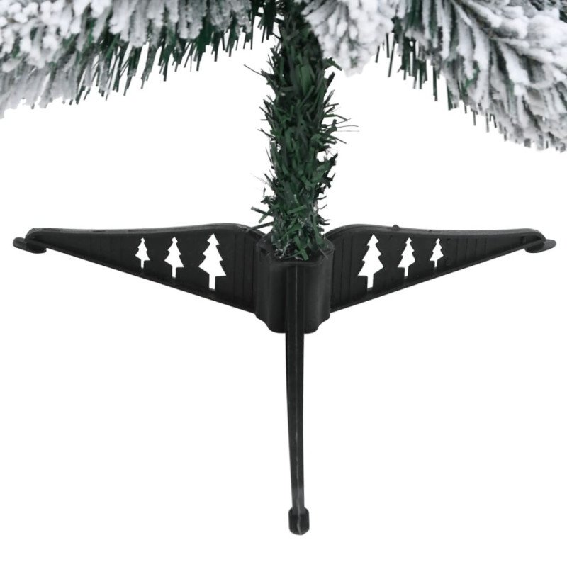 vidaXL Umelý osvetlený vianočný stromček s 30 LED a snehom 60 cm