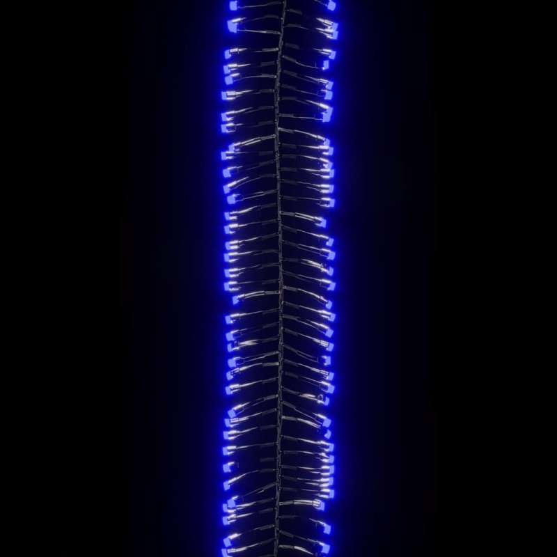 vidaXL Reťaz so zhlukmi LED, 3000 diód, modrá 23 m, PVC