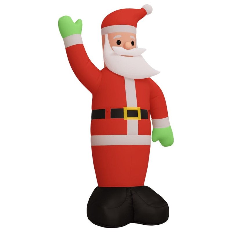 vidaXL Vianočný nafukovací Santa Claus s LED diódami 820 cm