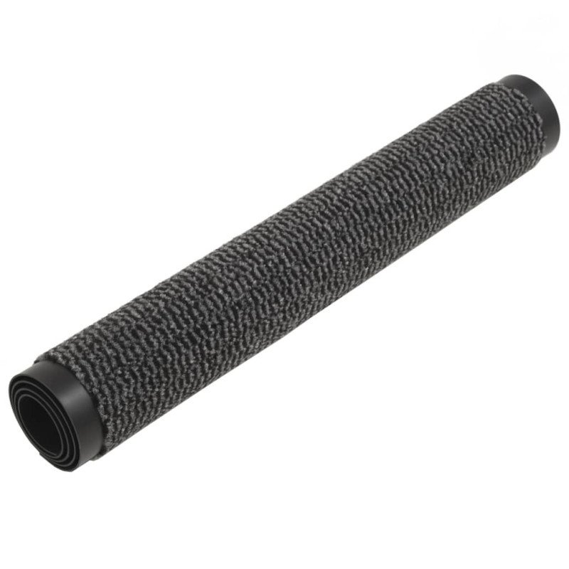 vidaXL Rohožky pred dvere 2 ks antracitové 80x120 cm obdĺžnikové všívané