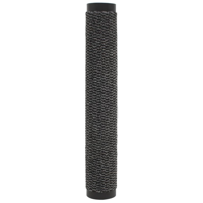 vidaXL Rohožky pred dvere 2 ks antracitové 80x120 cm obdĺžnikové všívané