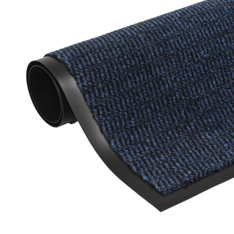 vidaXL Rohožky pred dvere 2 ks modré 90x150 cm obdĺžnikové všívané