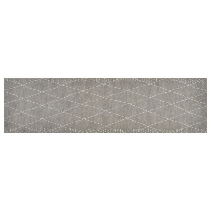 vidaXL Kuchynský koberec umývateľný kosoštvorec 45x150 cm zamat
