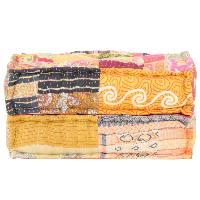 vidaXL Taburetka 60x70x36 cm, patchwork, látka