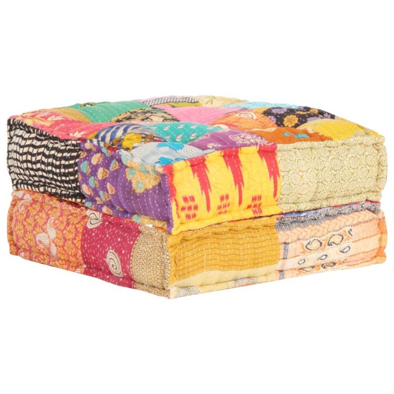 vidaXL Taburetka 60x70x36 cm, patchwork, látka