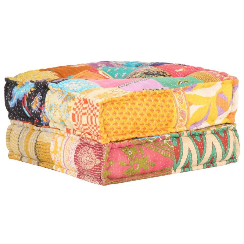 vidaXL Taburetka 60x70x36 cm, patchwork, látka