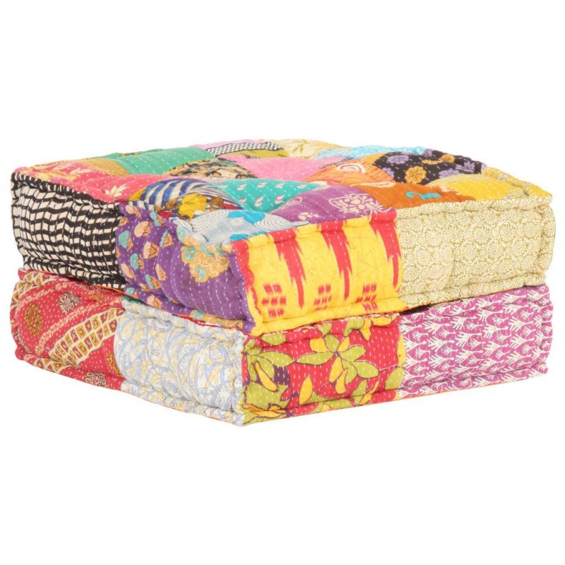 vidaXL Taburetka 60x70x36 cm, patchwork, látka