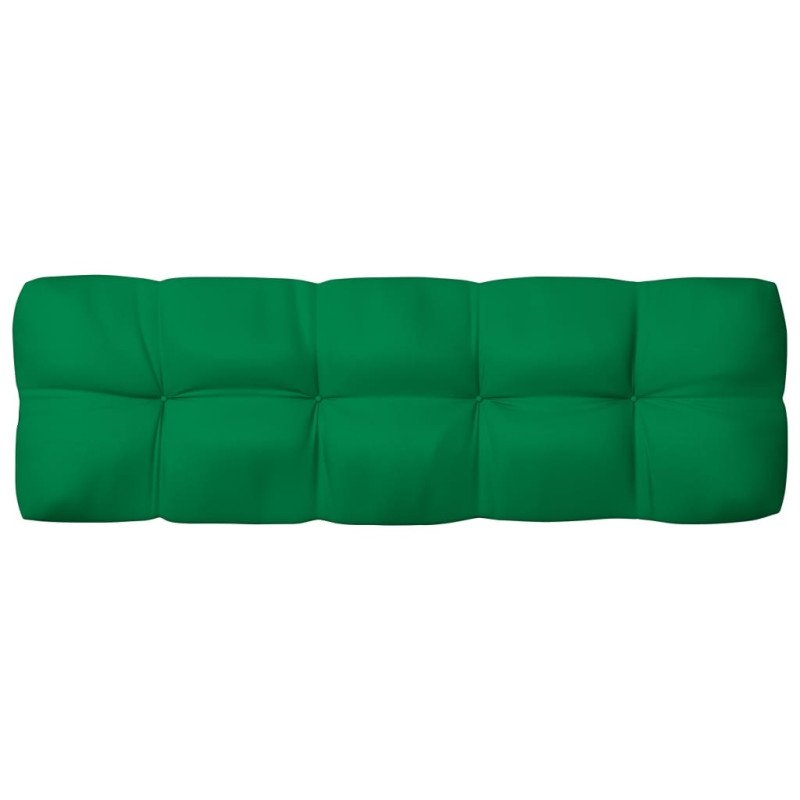 vidaXL Podložky na paletovú sedačku 7 ks zelené