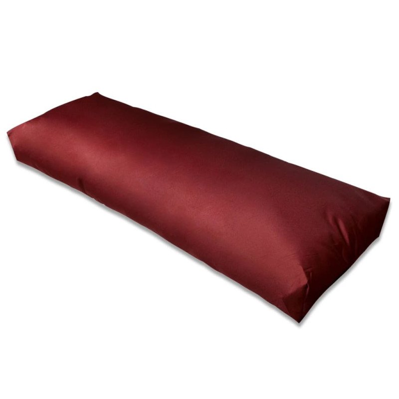 vidaXL Čalúnená podložka na operadlo, vínovo červená 120 x 40 x 10 cm