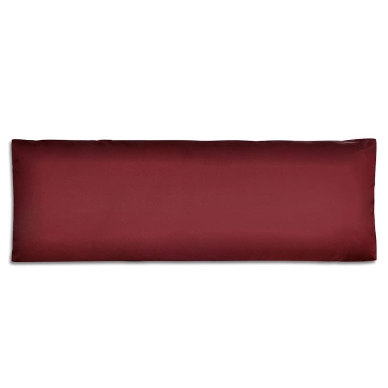 vidaXL Čalúnená podložka na operadlo, vínovo červená 120 x 40 x 10 cm