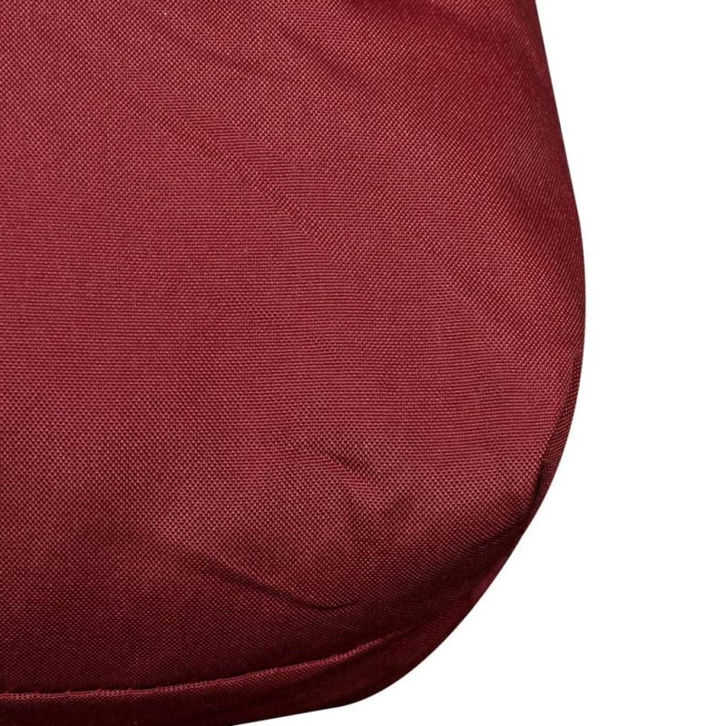 vidaXL Čalúnená podložka na operadlo, vínovo červená 120 x 40 x 10 cm