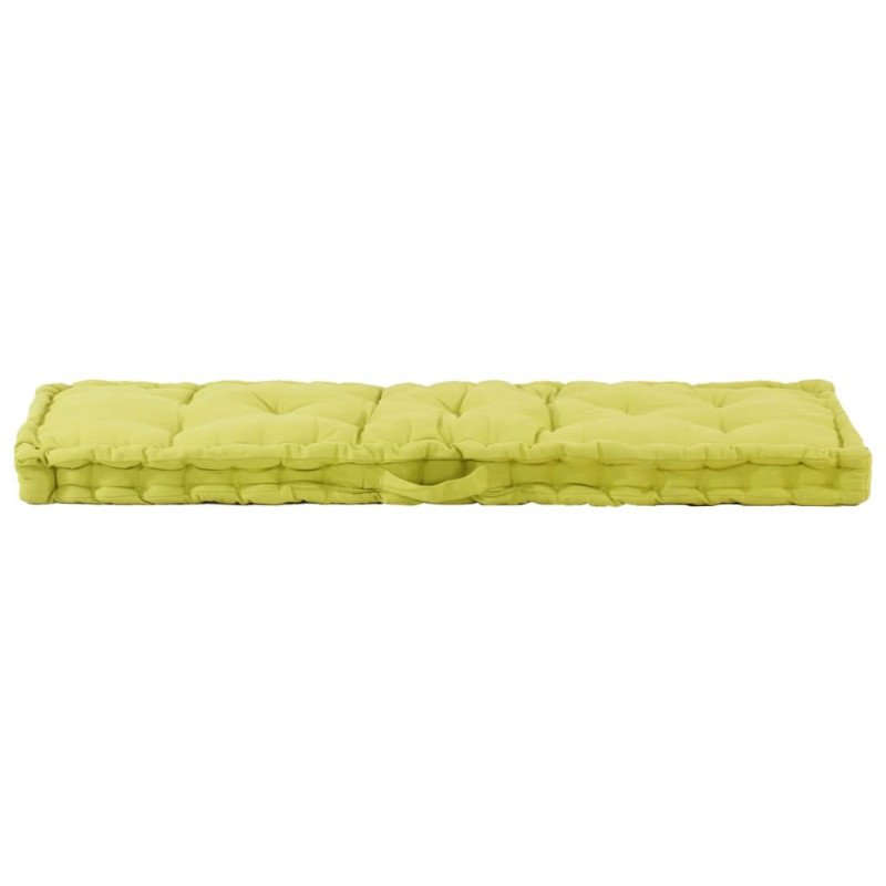 vidaXL Podložka na paletový nábytok 120x40x7 cm, zelená