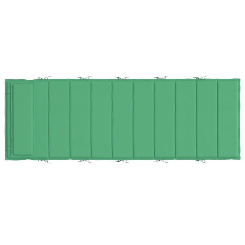 vidaXL Podložka na ležadlo zelená 180x60x3 cm oxfordská látka