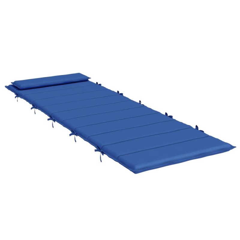 vidaXL Podložka na ležadlo kráľovská modrá 180x60x3cm oxfordská látka