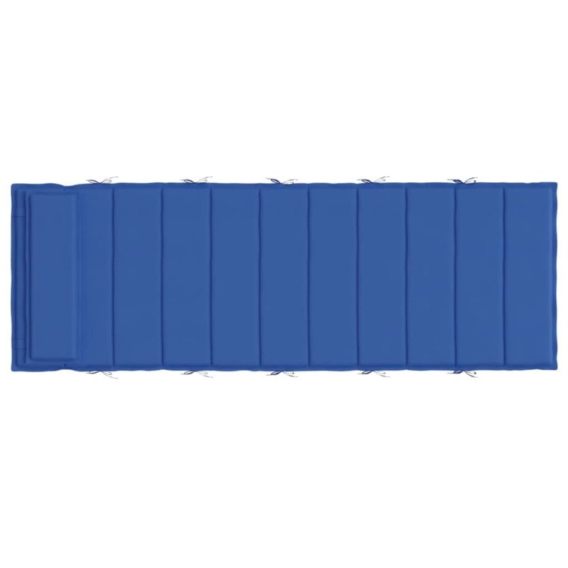 vidaXL Podložka na ležadlo kráľovská modrá 180x60x3cm oxfordská látka