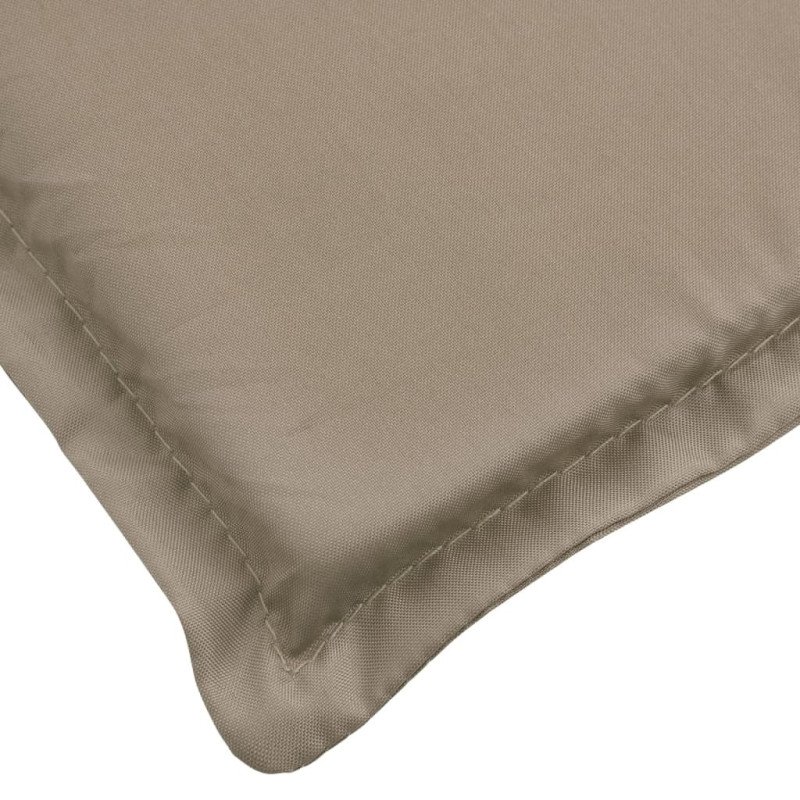 vidaXL Podložka na ležadlo sivohnedá 180x60x3 cm oxfordská látka