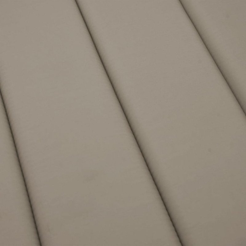 vidaXL Podložka na ležadlo sivohnedá 180x60x3 cm oxfordská látka