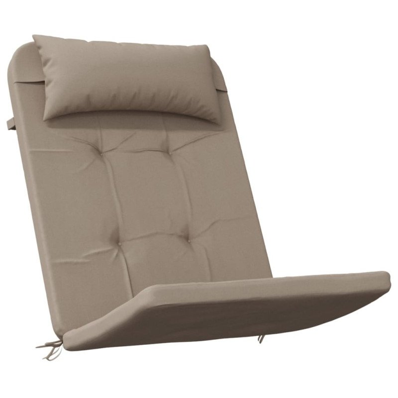 vidaXL Podušky na stoličky Adirondack 2 ks sivohnedé oxfordská látka