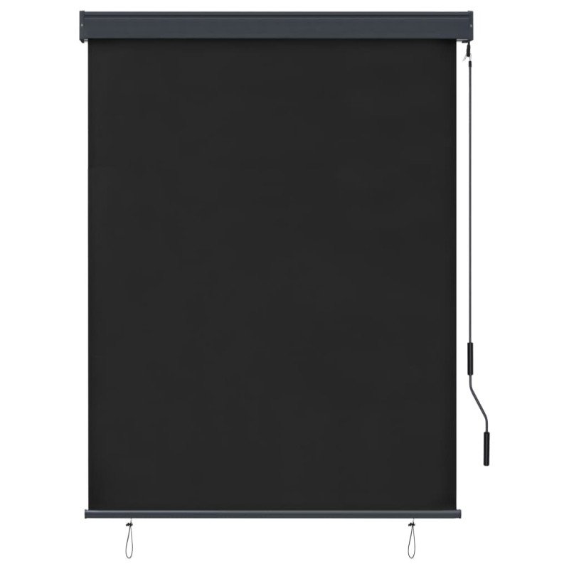 vidaXL Vonkajšia zatemňovacia roleta 120x250 cm antracitová