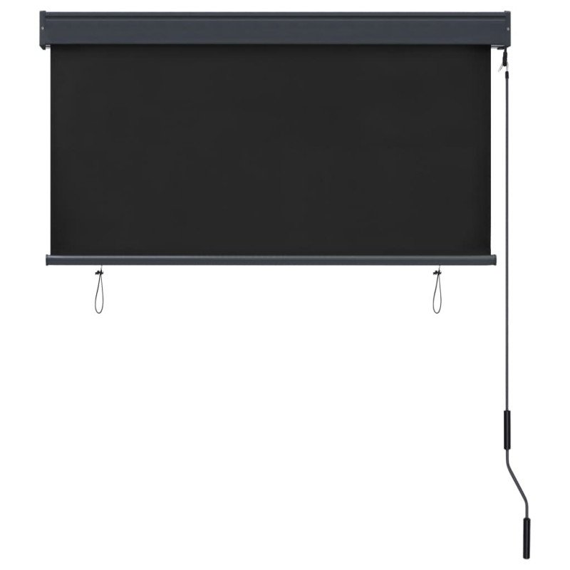 vidaXL Vonkajšia zatemňovacia roleta 120x250 cm antracitová